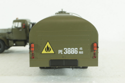 КрАЗ-258 с полуприцепом-цистерной ТЗ-22 (хаки), SSM7026, SSM 1:43