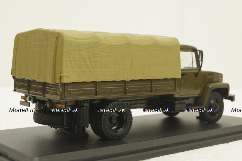 Газ-3309, хаки, SSM1153, SSM 1:43