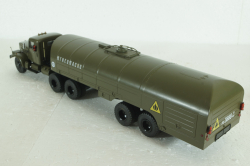 КрАЗ-258 с полуприцепом-цистерной ТЗ-22 (хаки), SSM7026, SSM 1:43