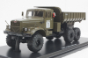 Краз-255Б, самосвал, хаки, SSM1181, SSM 1:43