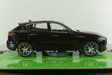 Maserati Levante 2016, black, WEL24078W-Black, Welly 1:24