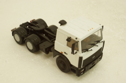 Маз-6422 тягач 1989г белый, АвтоИстория 1:43