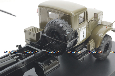 Краз-255Б, самосвал, хаки, SSM1181, SSM 1:43