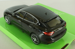 Maserati Levante 2016, black, WEL24078W-Black, Welly 1:24