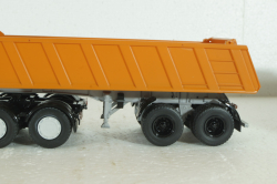 Маз-6422 с п/прицепом Маз-9506-20, красный/оранжевый, SSM7039, SSM 1:43