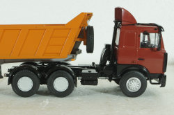 Маз-6422 с п/прицепом Маз-9506-20, красный/оранжевый, SSM7039, SSM 1:43