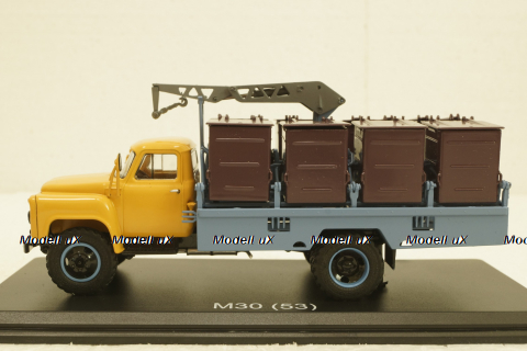 Газ-53 Контейнерный мусоровоз М-30 (ранний), SSM1333, SSM 1:43