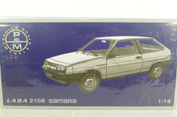 Ваз-2108  Samara 1989, белая, PSM 1:18