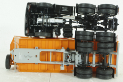 Маз-6422 с п/прицепом Маз-9506-20, красный/оранжевый, SSM7039, SSM 1:43