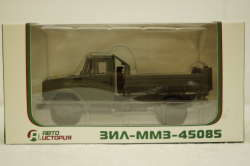 Зил-ММЗ-45085 самосвал, хаки, АвтоИстория 1:43