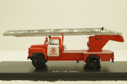 АЛ-18 Газ-52, пожарная автолестница , SSM1326, SSM 1:43