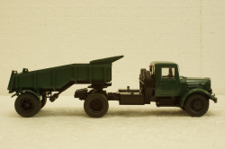 Маз-200В с п/прицепом Маз-5232В зелений, АвтоИстория 1:43