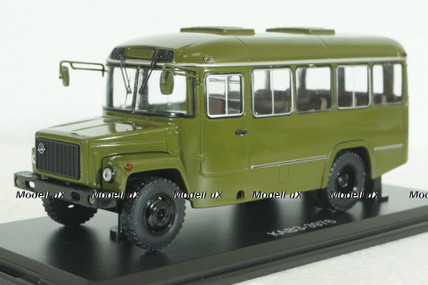 Кавз-3976 Автобус  Хаки, SSM4027, SSM 1:43