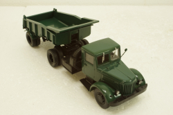 Маз-200В с п/прицепом Маз-5232В зелений, АвтоИстория 1:43