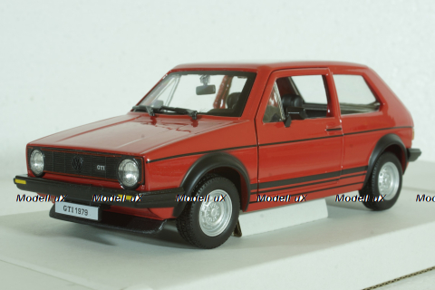 Volkswagen Golf MKI GTi 1979, red, BU21089R, Burago 1:24 