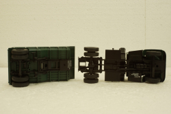 Маз-200В с п/прицепом Маз-5232В зелений, АвтоИстория 1:43