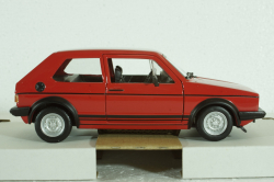 Volkswagen Golf MKI GTi 1979, red, BU21089R, Burago 1:24