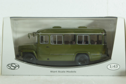 Кавз-3976 Автобус  Хаки, SSM4027, SSM 1:43