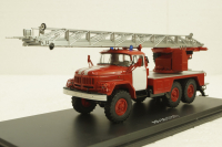 Ал-30 Зил-131, пожарная, белые двери, SSM1163, SSM 1:43