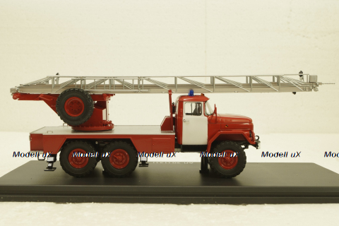 Ал-30 Зил-131, пожарная, белые двери, SSM1163, SSM 1:43