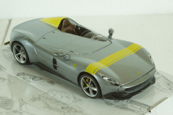 FERRARI MONZA SP1 2018 SILVER, BU26027S,  Burago 1:24