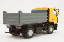 Маз-5550 самосвал, желтый/серый, АвтоИстория 1:43