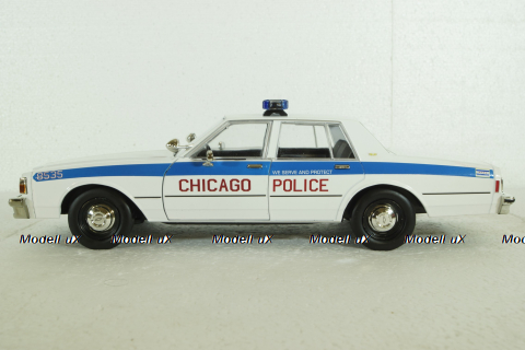 Chevrolet Caprice CAPS Chicago Police 1989, 19128, Greenlights 1:18