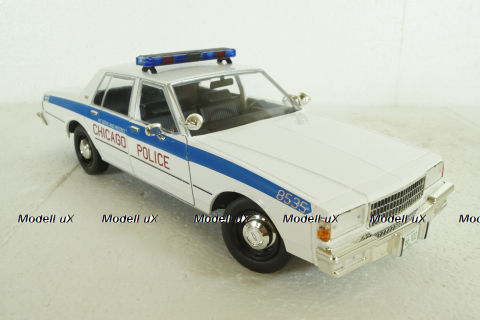 Chevrolet Caprice CAPS Chicago Police 1989, 19128, Greenlights 1:18