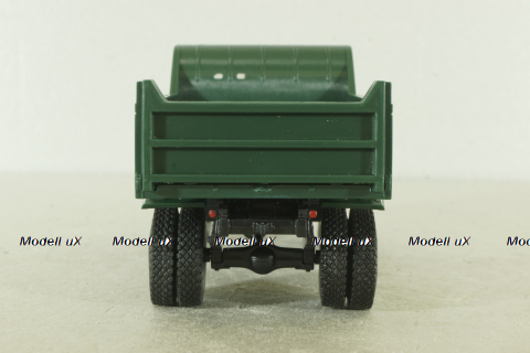 Маз-509Б самосвал 1977, голубой/зеленый, Н985, Наш Автопром 1:43