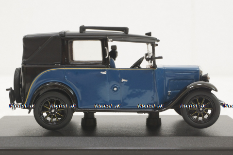 Austin Low Loader Taxi, blue, AT002, Oxford 1:43