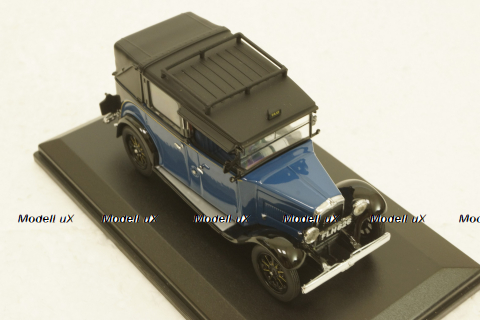 Austin Low Loader Taxi, blue, AT002, Oxford 1:43