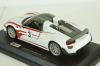 Porsche 918 Spider Salzburg Racing Design N 3 WEISSACHPACKAGE 2013, WHITE BLACK RED, BU28009, Burago 1:24