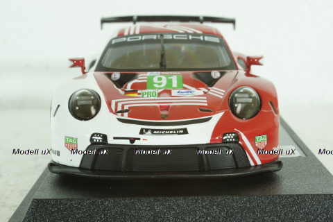 Porsche 991-2 RSR, Team Porsche GT N 91 LeMans 2020, BU28016, Burago 1:24