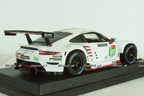 Porsche 991-2 RSR, Team Porsche GT N 91 LeMans 2020, BU28016, Burago 1:24