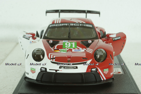 Porsche 991-2 RSR, Team Porsche GT N 91 LeMans 2020, BU28016, Burago 1:24