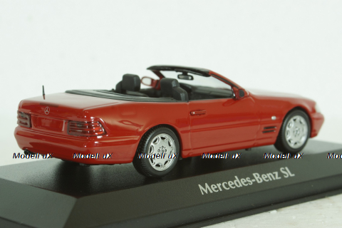 Mercedes SL500 (R129), 1999, Mercedes SL-Class, red, 940033034, Maxichamps 1:43