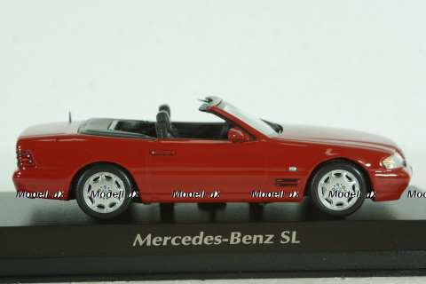 Mercedes SL500 (R129), 1999, Mercedes SL-Class, red, 940033034, Maxichamps 1:43