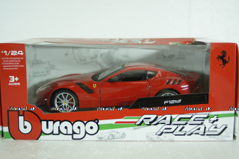 Ferrari F12 TDF 2016, Red, BU26021R, Burago 1:24