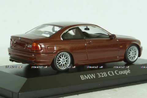 BMW 328 Ci Coupe (E46), 1999, BMW 3er, red metallic, 940028320, Maxichamps 1:43