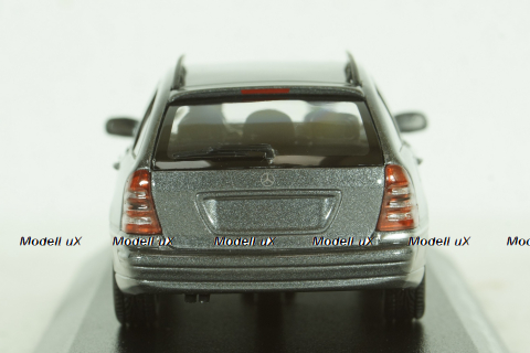 Mercedes C220 T-Model (S203), 2001, Mercedes C-Class, grey metallic, 940030110, Maxichamps 1:43