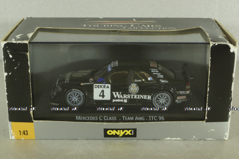 Mercedes С180 'Warsteiner' #4 ITC 1996, Alexander Grau, black, XT025, Onyx 1:43 