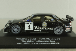 Mercedes С180 'Warsteiner' #4 ITC 1996, Alexander Grau, black, XT025, Onyx 1:43