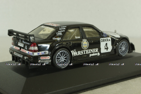 Mercedes С180 'Warsteiner' #4 ITC 1996, Alexander Grau, black, XT025, Onyx 1:43 