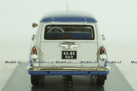 Газ-М22  Волга 1960, бело/синяя, 43805, NEO 1:43 