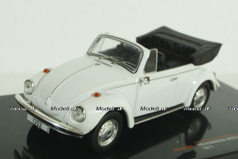 Volkswagen Beetle 1302 LS 1971 Cabrio white, CLC428, IXO 1:43 Уценка!