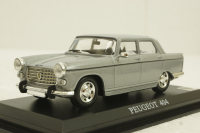Peugeot 404, grey,  Del Prado 1:43