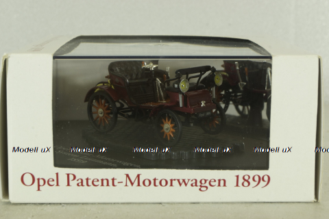 Opel Patent-Motorwagen, system Lutzmann 1899, red, Vitesse 1:43
