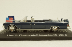 Lincoln Continental Limousine SS-100-X, 1961 John F. Kennedy , Atlas 1:43