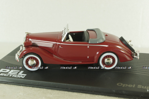 Opel Super 6 1937, red, OPC050, Opel Collection #50 1:43