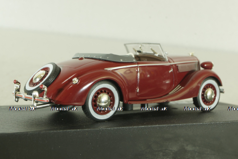 Opel Super 6 1937, red, OPC050, Opel Collection #50 1:43